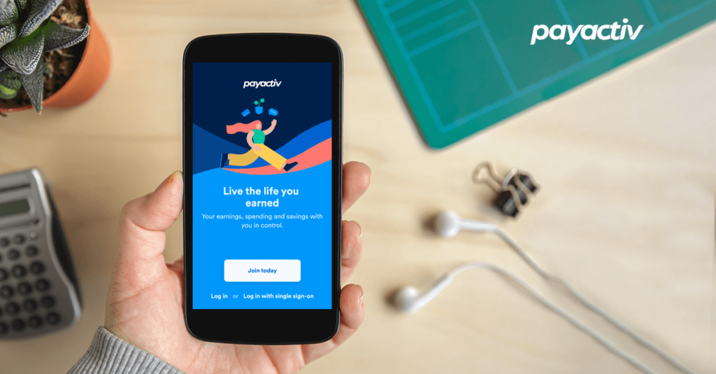 payactiv cash advance app on phone