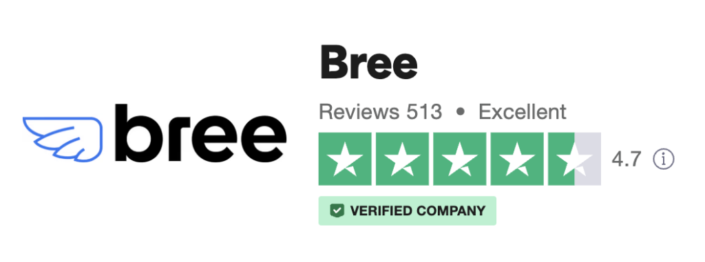 Bree Trustpilot reviews